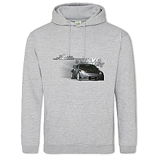 Худи с принтом Форсаж Серая Машина Логотип - 2XL серый