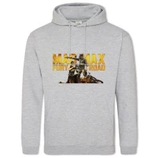 Худи с принтом Безумный Макс Главные Герои - 2XL серый