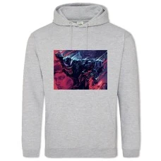 Hoodie with Print Venom Art Version - 2XL grey