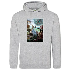 Худи с принтом Алиса В Стране Чудес Вселенная - 2XL серый