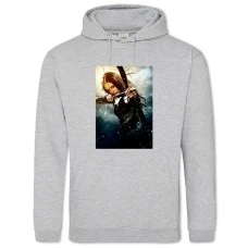Hoodie with Print 300 Spartans Spartan Girl - 2XL grey