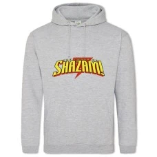 Худи с принтом Шазам Логотип - 2XL серый