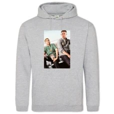 Hoodie with Print 25 Jump Street Main Heroes Print - 2XL grey