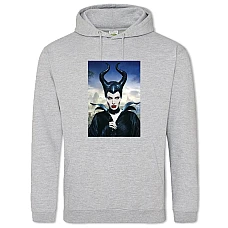 Худі з принтом Малефісент Жінка - 2XL сірий