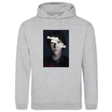 Hoodie with Print 13 Reasons Why Tyler - 2XL grey