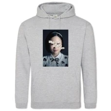 Hoodie with Print 13 Reasons Why Courtney - 2XL grey