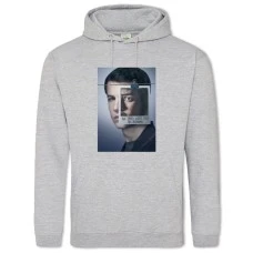 Hoodie with Print 13 Reasons Why Clay Jensen - 2XL grey