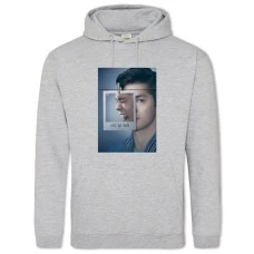 Hoodie with Print 13 Reasons Why Zach - 2XL grey