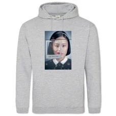 Hoodie with Print 13 Reasons Why Courtney Hero - 2XL grey