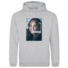 Hoodie with Print 13 Reasons Why Jessica Hero - 2XL grey