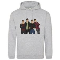 Hoodie with Print Big Time Rush Heroes Print - 2XL grey