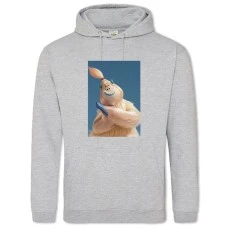 Худи с принтом Смолфут Колка - 2XL серый
