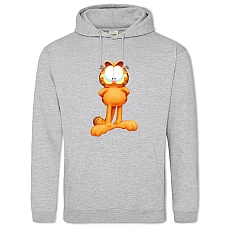 Худи с принтом Гарфилд Кот - 2XL серый