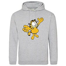 Hoodie with Print Cat Garfield - 2XL grey