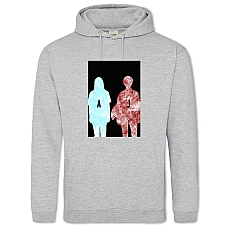 Hoodie with Print The End Of The F *** Ing World Heroes - 2XL grey