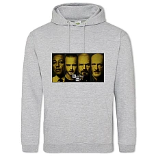 Hoodie with Print Breaking Bad Heroes - 2XL grey