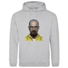 Hoodie with Print Breaking Bad Walter White - 2XL grey