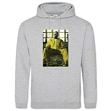 Hoodie with Print Breaking Bad Walter White Hero - 2XL grey