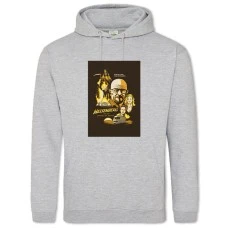 Hoodie with Print Breaking Bad Art Version - 2XL grey
