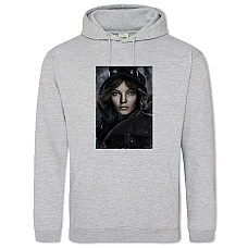 Худи с принтом Готэм Селина Кайл - 2XL серый