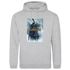 Худи с принтом Гримм Принт - 2XL серый