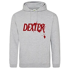 Hoodie with Print Dexter Logo - 2XL grey