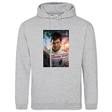 Hoodie with Print Dexter Main Hero - 2XL grey