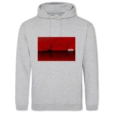 Hoodie with Print Dexter Print - 2XL grey
