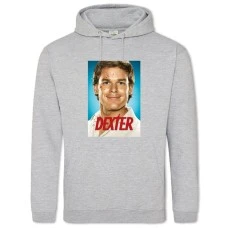 Hoodie with Print Dexter Main Theme - 2XL grey