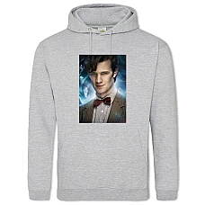 Hoodie with Print Doctor Who Hero - 2XL grey