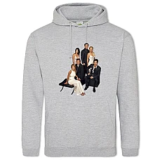 Hoodie with Print Friends Main Heroes - 2XL grey