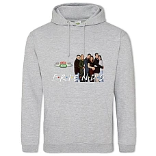 Hoodie with Print Friends Cute Heroes - 2XL grey