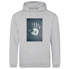 Худи с принтом Грань Рука Принт - 2XL серый