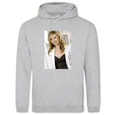 Hoodie with Print Scrubs Dr. Elliot Reid - 2XL grey