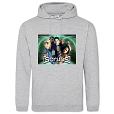 Hoodie with Print Scrubs Print - 2XL grey