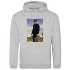 Hoodie with Print Bones Hero - 2XL grey