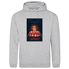 Hoodie with Print Chilling Adventures Of Sabrina Print - 2XL grey