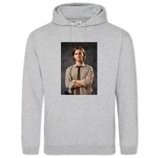 Hoodie with Print Criminal Minds Dr. Spencer Reid Print - 2XL grey