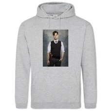 Hoodie with Print Criminal Minds Hero Spencer Reid Print - 2XL grey