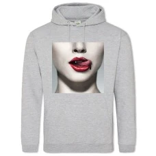Hoodie with Print True Blood Print - 2XL grey