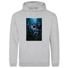 Hoodie with Print True Blood Main Characters - 2XL grey