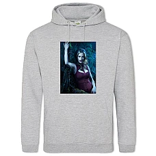 Hoodie with Print True Blood Hero Girl - 2XL grey
