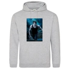 Hoodie with Print True Blood Hero Print - 2XL grey