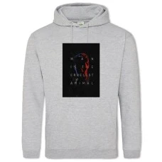 Hoodie with Print True Detective Main Theme - 2XL grey