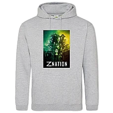 Hoodie with Print Z Nation Print - 2XL grey