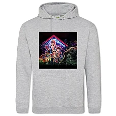 Hoodie with Print Stranger Things Heroes Print - 2XL grey