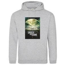 Hoodie with Print Under The Dome Theme - 2XL grey