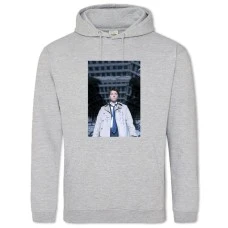 Hoodie with Print Supernatural Castiel Angel Hero - 2XL grey