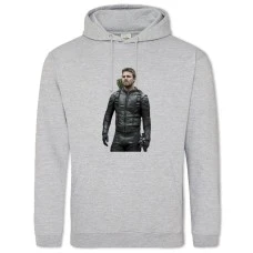 Hoodie with Print Arrow Theme Strong Hero - 2XL grey