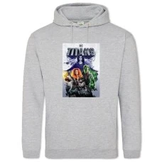 Hoodie with Print Titans Print - 2XL grey